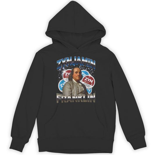 Zynjamin Franklin American Meme Zyn Meme Unisex Hoodie